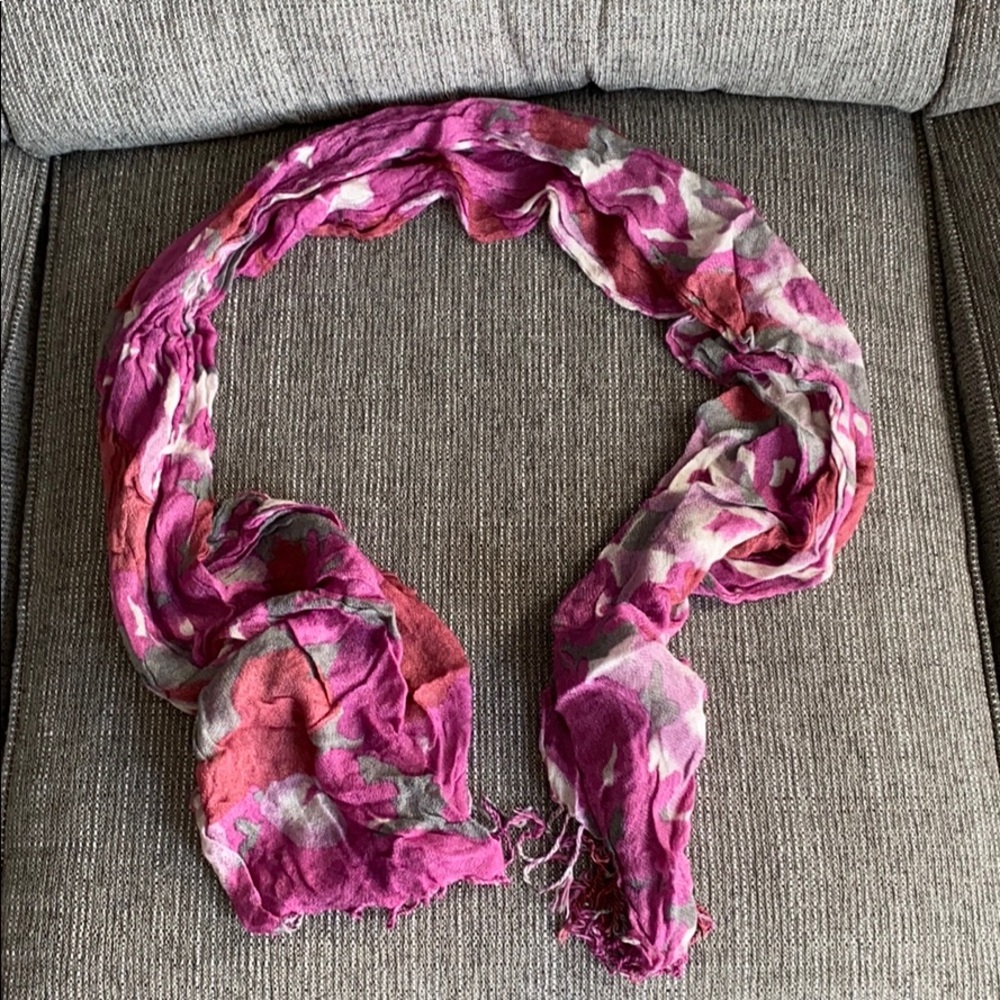 Pink Multicolor Scarf